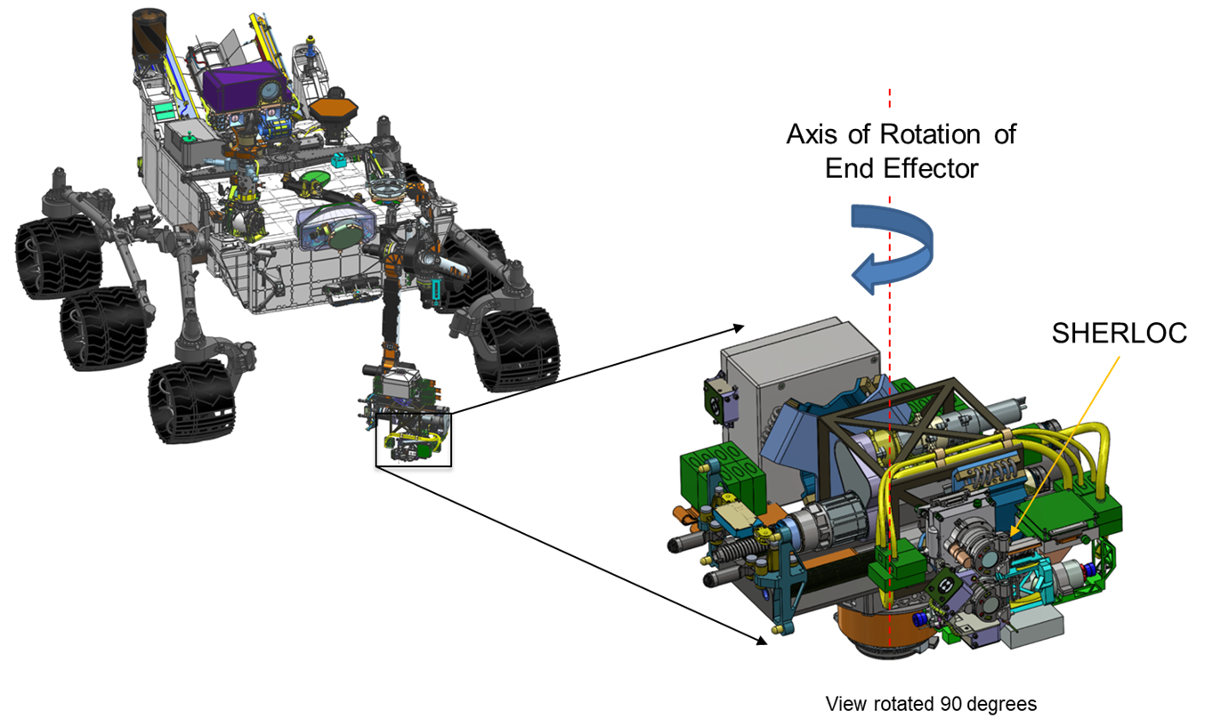 spirit rover end effector